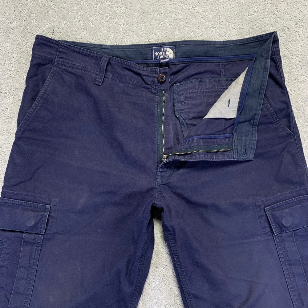 The North Face Cargo Pants Mens 38 Reg Navy Blue Cargo Hiking Utility Gorpcore